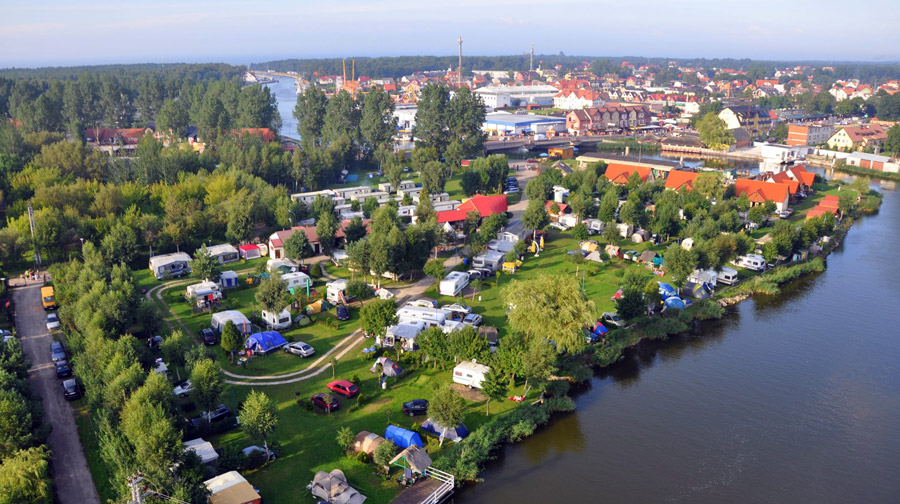 centre de loisirs ville de tentes camping toute l'année maisons de campagne chambres hébergement hébergement en Pologne Mer Baltique Leba